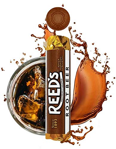 Reeds Root malt-inspired Candy Rolls - Traditional Hard Candy, Creamy Flavor, 24 Count Pack