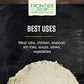 Frontier Co-Op Organic Garlic Salt With Parsley, 1Lb Bulk Bag - Coarse Grind, Natural Garlic Salt Seasoning For Meat, Vegetables, Soups & More, Kosher