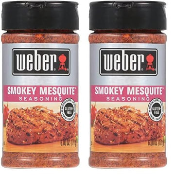 Weber Grill Smokey Mesquite Seasoning, 6 Ounce Shaker (Pack Of 2)