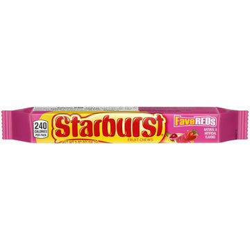 Starburst Favereds Fruit Chews Candy Single Pack, 2.07 Ounce