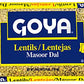 Goya Foods Lentils, Dry, 4 Pound (Pack Of 6)