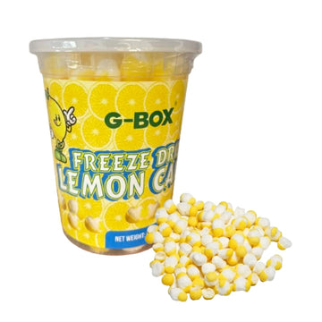 G-Box Freeze Dried Lemonheads Candy (8 Oz Lemon Candy), Tiktok Trend Items, Delightful Crunchy, Citrus Flavorful Burst, Air-Tigh