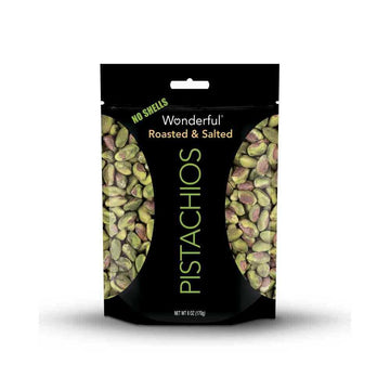 Wonderful Pistachios Wonderful Shelled Roasted and Salted Pistachio 6Ounce -- 6 per case.
