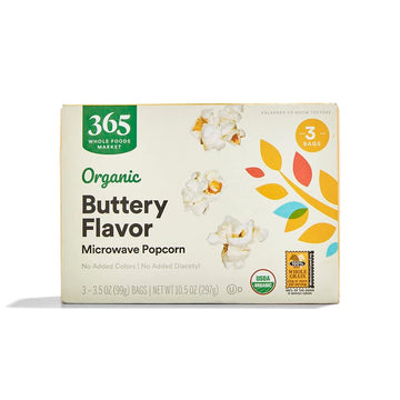 365 By Whole Foods Market, Organic Microwave Popcorn, 10.5 Ounce