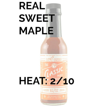 HOT ONES Chili Maple Sauce, Natural Ingredients, 5 fl oz Bottle, Pack of 3