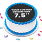 Custom Edible Prints On Cake: Create Your Special Event With Custom Edible Image Toppers - Upload Photos For Unique, Stylish Designs On Rectangular, Round Cakes Designs - 7.5 Round Cake Topper