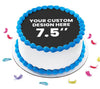 Custom Edible Prints On Cake: Create Your Special Event With Custom Edible Image Toppers - Upload Photos For Unique, Stylish Designs On Rectangular, Round Cakes Designs - 7.5 Round Cake Topper