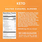 Keto Pint Zero Sugar Added Salted Caramel Almond Ice Cream Bars Keto Friendly, 3g Net Carbs 2.75 fl. oz., 4 count (Frozen)