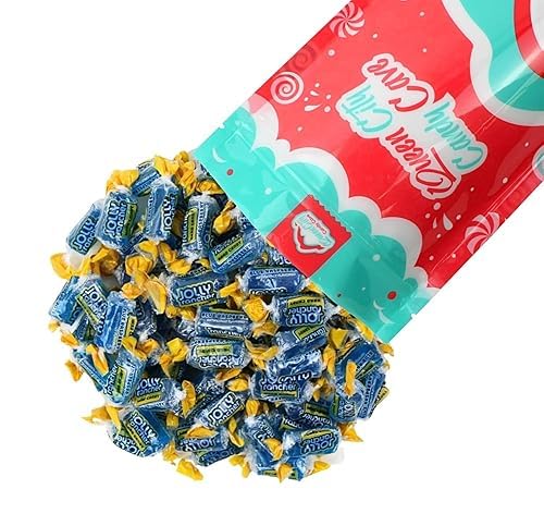 Blue Raspberry Jolly Ranchers Hard Candy Bulk - All Blue Jolly Ranchers Only - By Queen City Candy Cave (2 Pound)