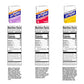 Propel Immune Support Electrolyte Enhanced Water Drink Mix Powder Packets, Variety Pack, 100% DV Vitamin C, Good source of Zinc,