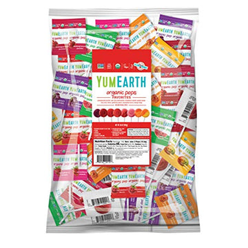 Yumearth Organic Lollipops, Variety Pack, 4.25 Lb (Pack Of 1) - Allergy Friendly, Non Gmo, Gluten Free, Vegan (Packaging May Var