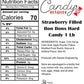 Candy Retailer Strawberry Filled Bon Bons Hard Candy 1 Lb