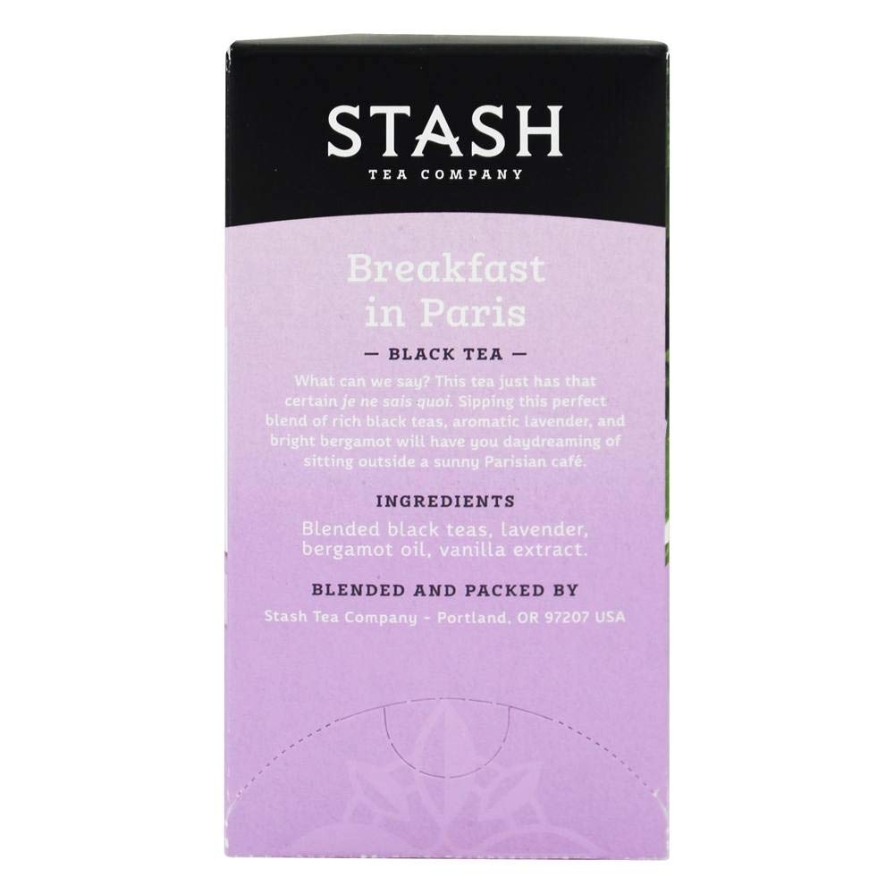Stash Tea Breakfast in Paris Black Tea 18 count