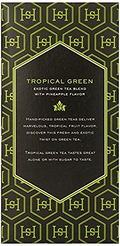 Harney & Sons, Tea, Tropical Green, Prem, Pack Of 6, Size - 20 Bag, Quantity - 1 Case