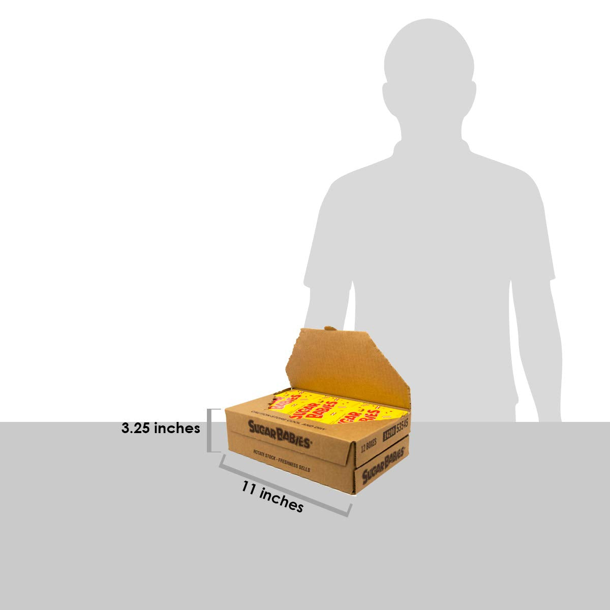 Sugar Babies Theatre Size Boxes, 6 Ounce (Pack Of 12)