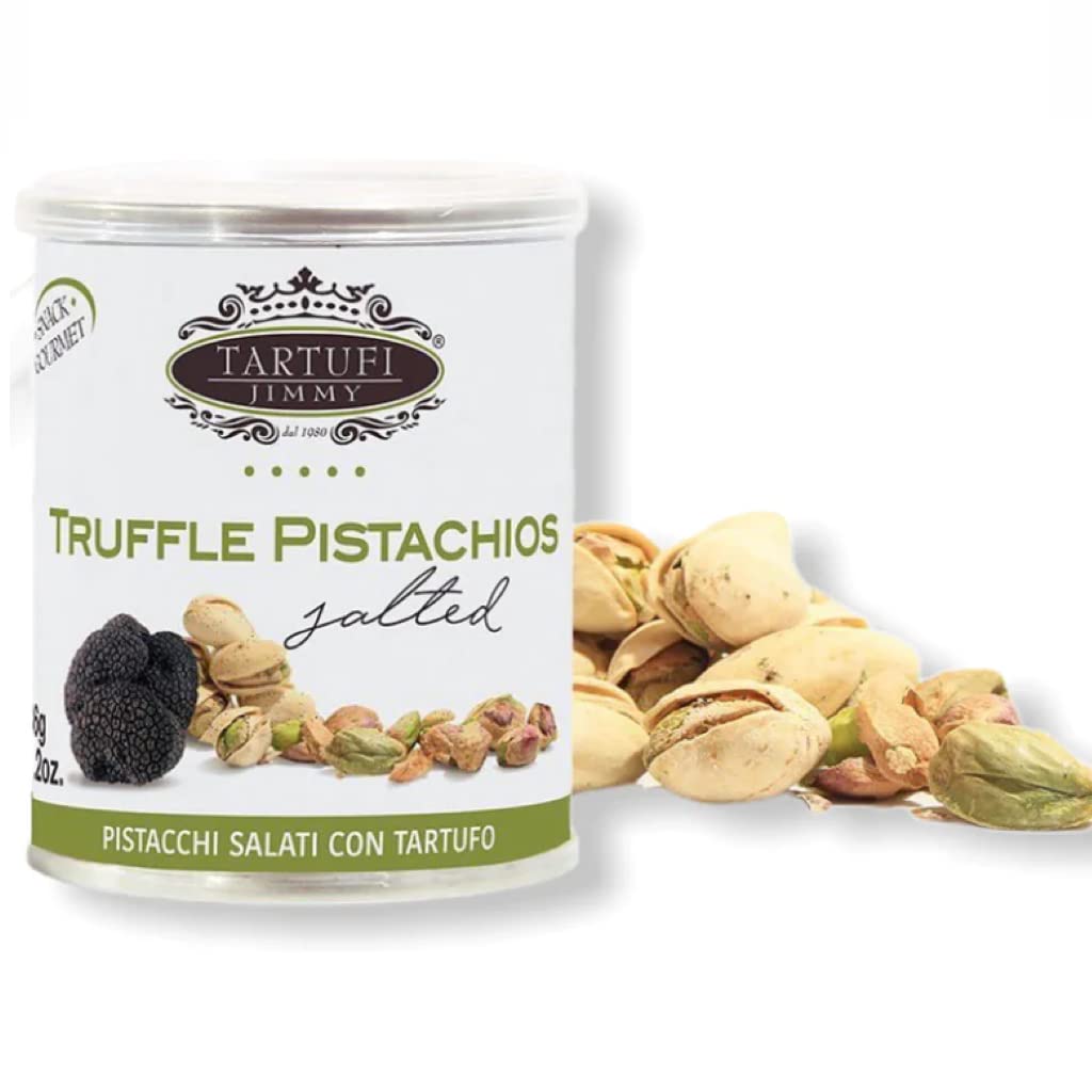 Tartufi Jimmy Truffle Powdered Pistachios Nuts | Aromatic, Oven Baked Pistachios | Crunchy, Healthy Snack, Fresh, Distinctive Ta