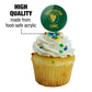 Southeastern Louisiana University Lions Logo Cupcake Picks Toppers Decoration Set Of 6
