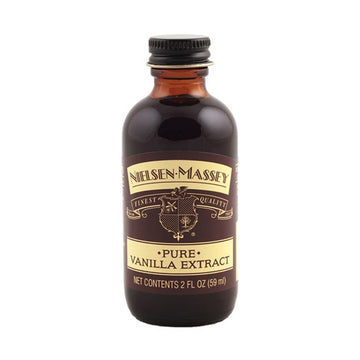 Nielsen-Massey Pure Vanilla Extract, Off-White, 2 Fl Oz Bottle for Baking and Cooking, Premium Quality Flavoring