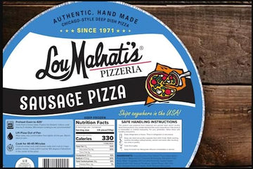 Four Lou Malnati'S Deep Dish Pizzas (4 Sausage)