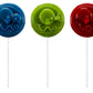 Adams & Brooks, Inc. Sour Punch Lollipops Sour Fruit Flavors Strawberry, Green Apple, Blue Raspberry Sour Lollipops, Sour Punch