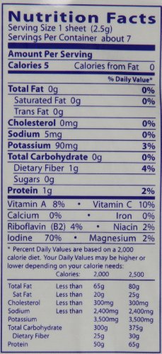 Eden Toasted Sushi Nori, 0.6 Ounce