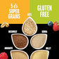 KIND Healthy Grains Energy Bars  Mixed Berry  19g Whole Grains  Made with Super Grains  Gluten Free Snacks  5 Ct  7.1oz
