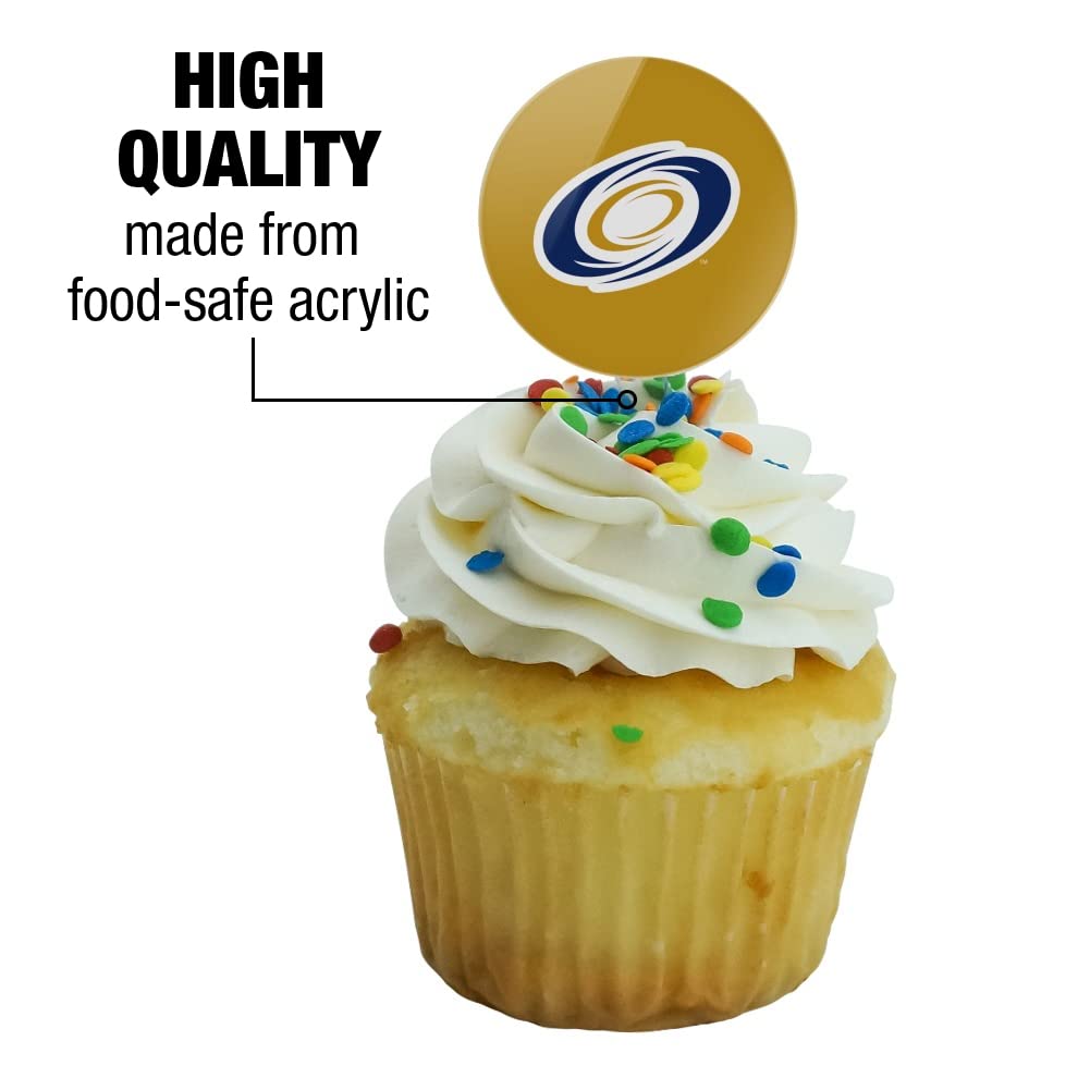 Georgia Southwestern State University Secondary Logo Cupcake Picks Toppers Decoration Set Of 6