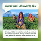 Tea Leaf & Co. Turmeric Tulsi Green Tea - Herbal Blend with Peppermint - 100 Teabags (7.055oz/200gm) - Low Caffeine & Vegan