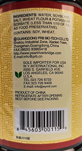 Pearl River Bridge Light Soy Sauce, Chinese Soy Sauce for All Purpose Seasoning, Flavoring, Perfect Condiment for Chinese Cuisin