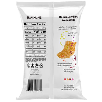 Snacklins Plant Based Crisps - Teriyaki - Vegan Healthy Snacks - Gluten Free, Grain Free, Plant Based Crisps, 100% Kosher For Pa