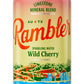 AUTX RAMBLER Sparkling Water, Limestone Mineral Blend, Wild Cherry Flavor, 12-Ounce Cans, 12-Pack