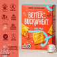 Better with Buckwheat Sea Salt Crackers, 6-Pack - A Complete Protein, Gluten-Free Crackers, Healthy Snack Crackers, Grain-Free,