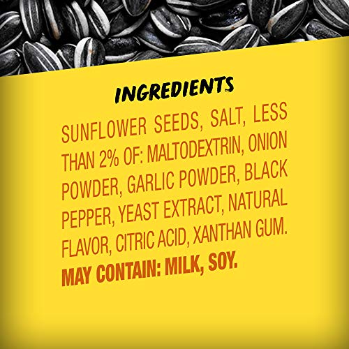 BIGS Sunflower Seeds, Cracked Pepper Flavor, Baseball Stocking Stuffer, 5.35 oz. (Pack of 12)