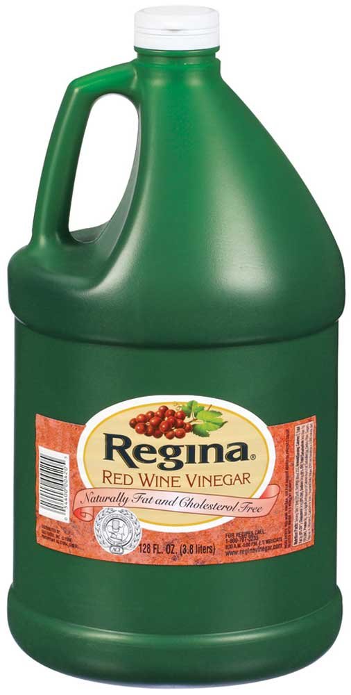 BG Vinegar Regina Red Wine Vinegar, 1 Gallon, Pack of 4