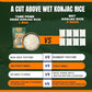 Tame Prime Dried Shirataki Rice, Konjac Rice 12 Oz, Keto Friendly,Low Gi,80% Less Calories Than White Rice.
