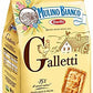 Mulino Bianco: "Galletti" Shortbread With Sugar Granules - 12.3 Oz (350G) Pack Of 4[ Italian Import ]