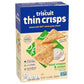 Triscuit Thin Crisps Sour Cream & Onion Whole Grain Wheat Crackers, Lunch Snacks, Bulk Snack Crackers, 6-7.1 oz Boxes