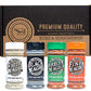 Mis Rubins Magic Seasoning Variety Pack - Black Magic, White Magic, Creole Magic, Fish Seasoning | Gourmet Spices Gift Set | All