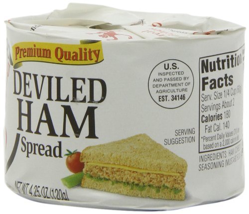 Underwood Deviled Ham Spread, 4.25 Oz (6 Pack)