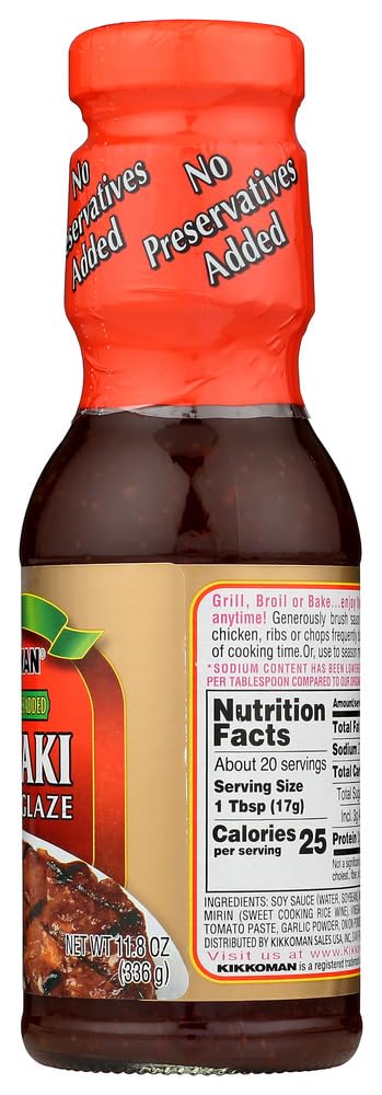Kikkoman Original Teriyaki Baste & Glaze (Pack Of 2) 11.8 Oz Bottles
