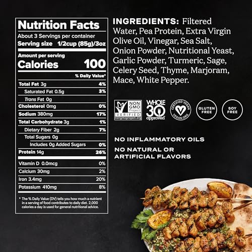 Abbots, Plant-Based Chopped Chicken Vegan, Gluten-Free, 10 Ounce