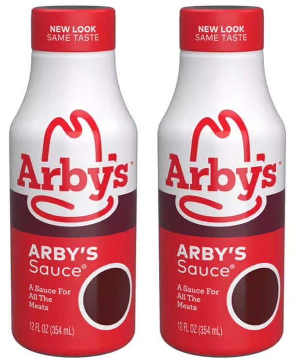 (2 Pack) Arbys Sauce 12oz Bottle Famous Classic Original Sandwich Red Sauce