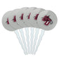 Cumberland University Secondary Logo Cupcake Picks Toppers Decoration Set of 6