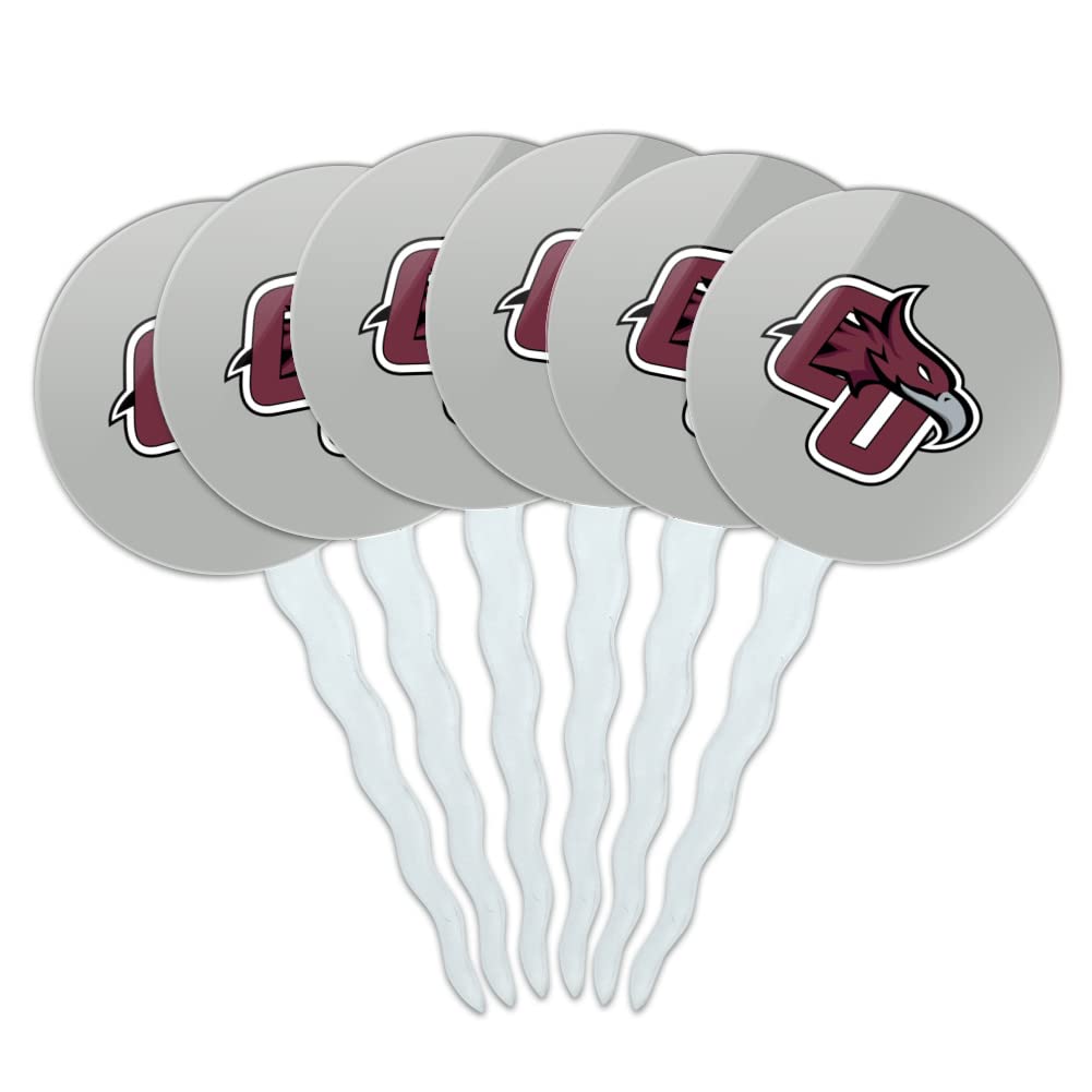 Cumberland University Secondary Logo Cupcake Picks Toppers Decoration Set of 6