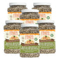 Pride Of India - Pack Of 6 - Natural Three Color Bolivian Royal Quinoa - Protein Rich Whole Grain Jar, 3 Lbs Jar