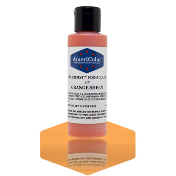 AmeriColor Amerimist Airbrush Color 4.5 Ounce, Orange Pearl Sheen