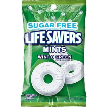 Lifesaver Mint Variety Pack of 4-2 of Each - Pep O Mint and Wint O Green - Individually Wrapped - Enjoy Anywhere and Anytime