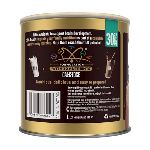 Cal-C-Tose Powdered Chocolate Drink Mix 14.1 oz (12-Pack)
