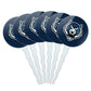 Lincoln University (MO) Primary Logo Cupcake Picks Toppers Decoration Set of 6