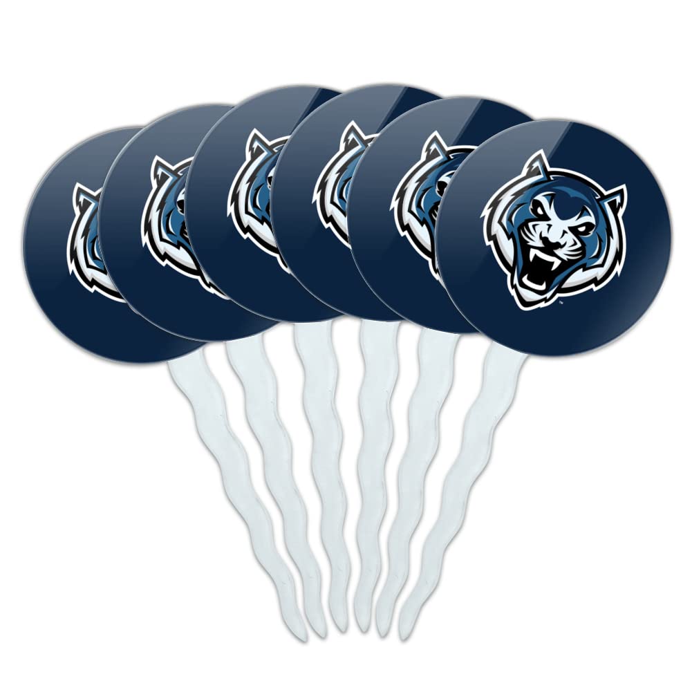 Lincoln University (MO) Primary Logo Cupcake Picks Toppers Decoration Set of 6